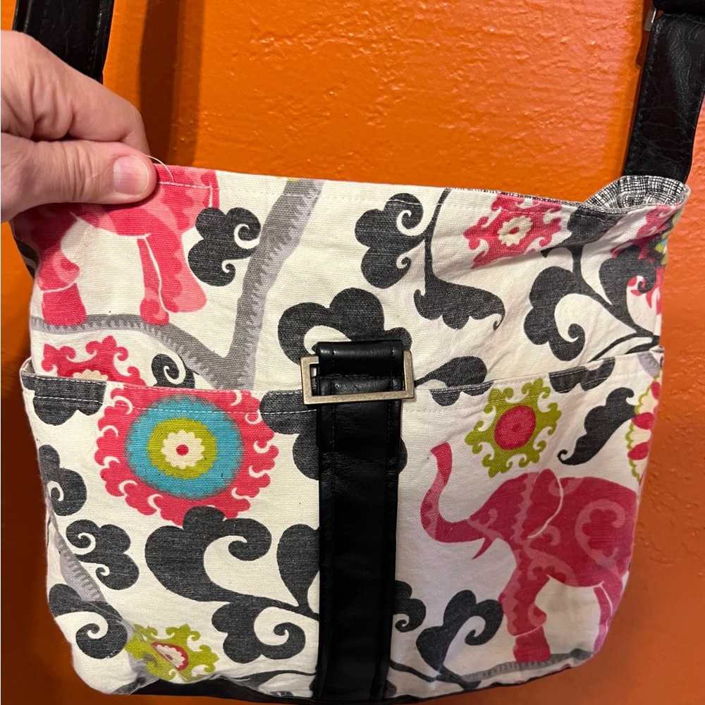 Handmade Elephant‎ crossbody bag - purse - Picture 3 of 4